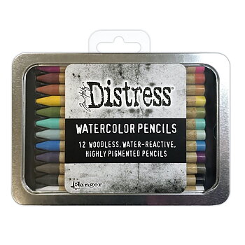 TIM HOLTZ DISTRESS WATERCOLOR PENCILS SET 1