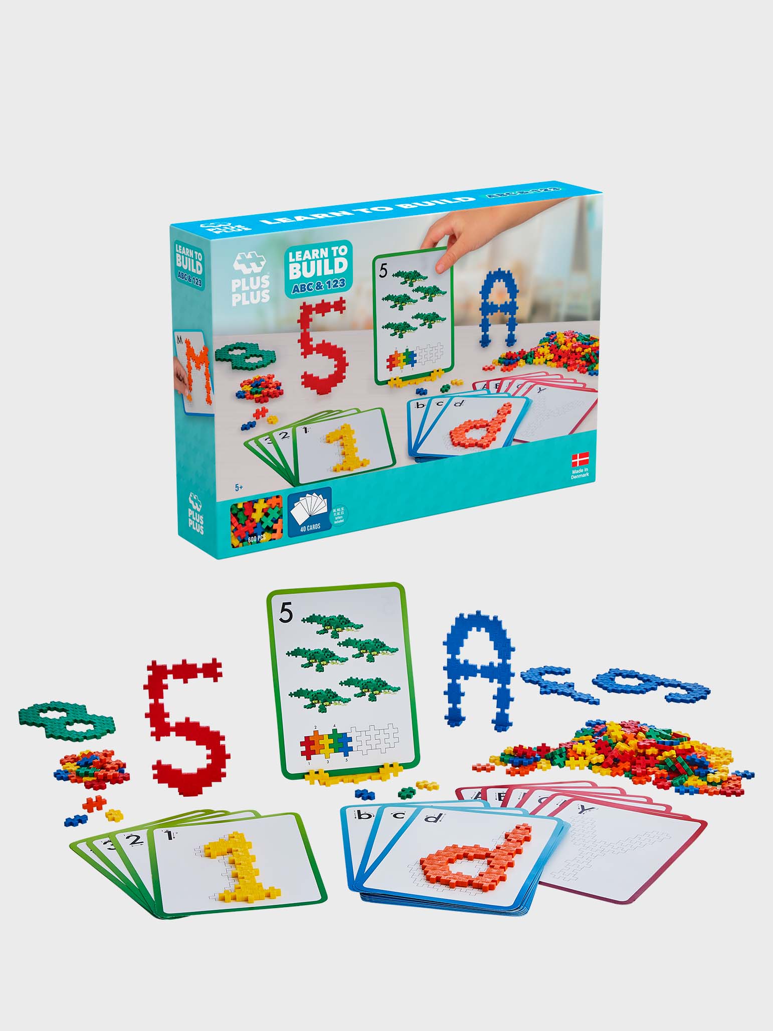 Plus-Plus Learn to Build ABC&123 600 Bitar - 2