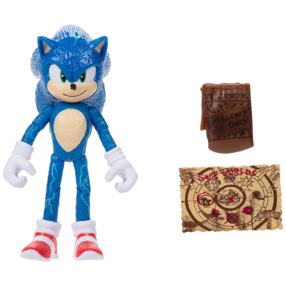 Sonic The Hedgehog Sonic 2 Movie Sonic Action Figure 10cm Carsmästaren