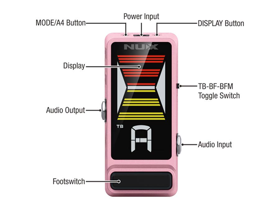 NUX Mini Core Series tuner pedal FLOW TUNE - 2