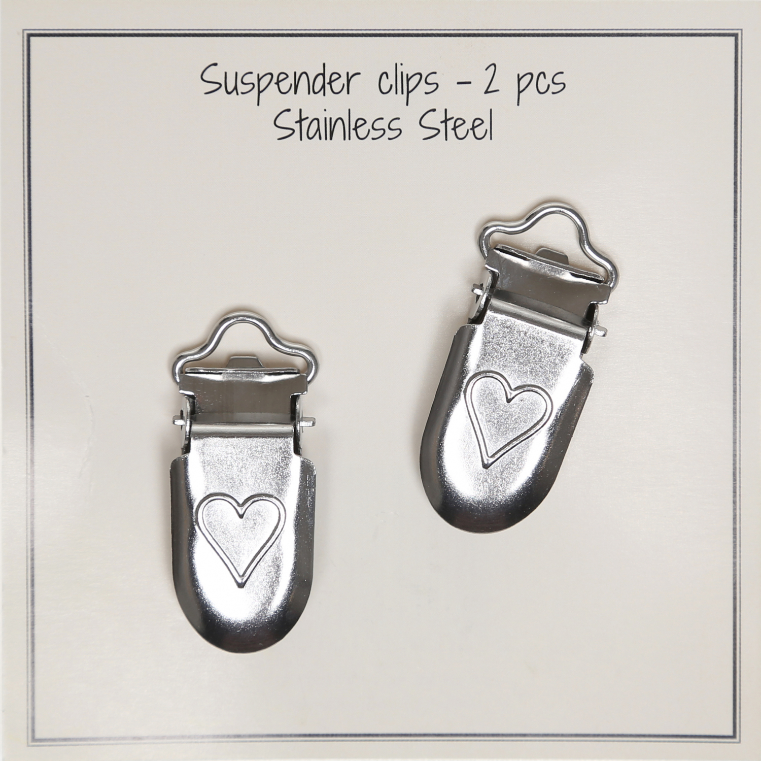 Clips Metall 2-pack ( mindre fäste )  - 2