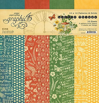  Graphic45 - Little Things - Pattern & Solids