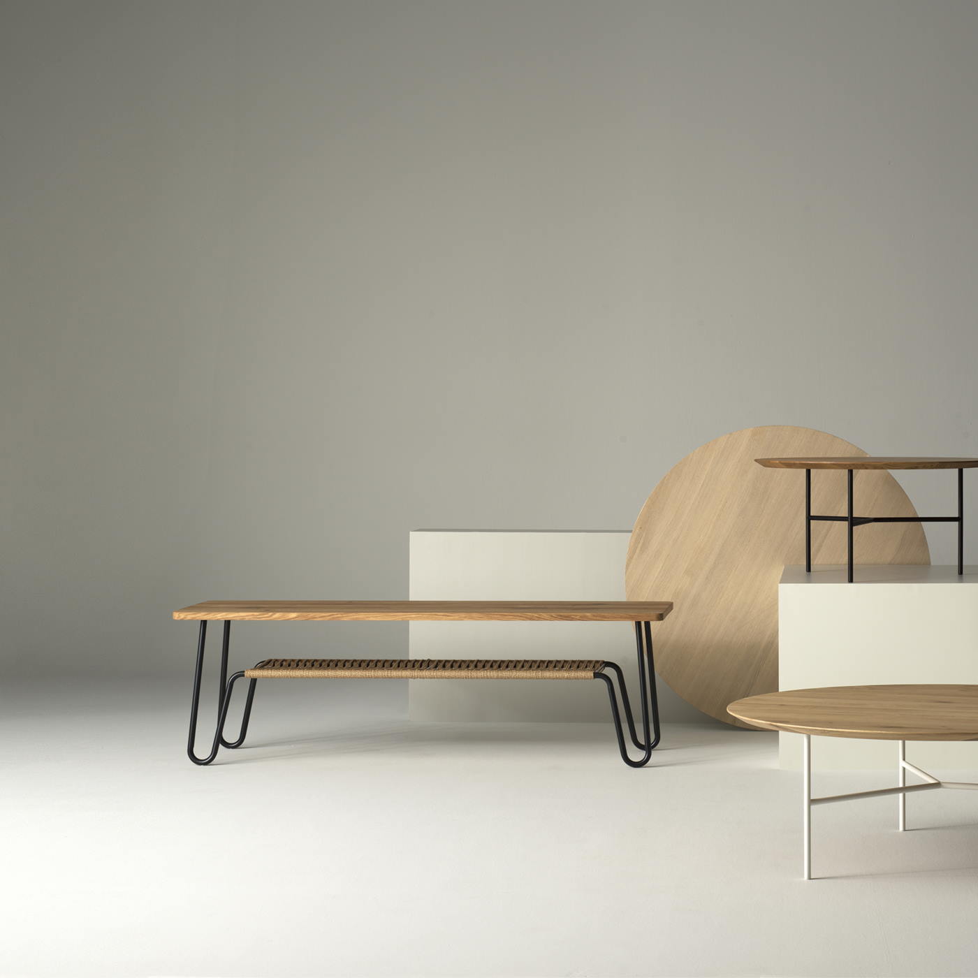  MARCEL soffbord 160 x 50 oljad ek Mavis  - 6
