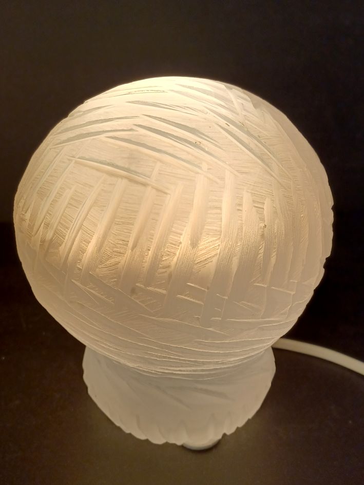 Selenit Klot Lampa med sladd - 12cm klot - 2