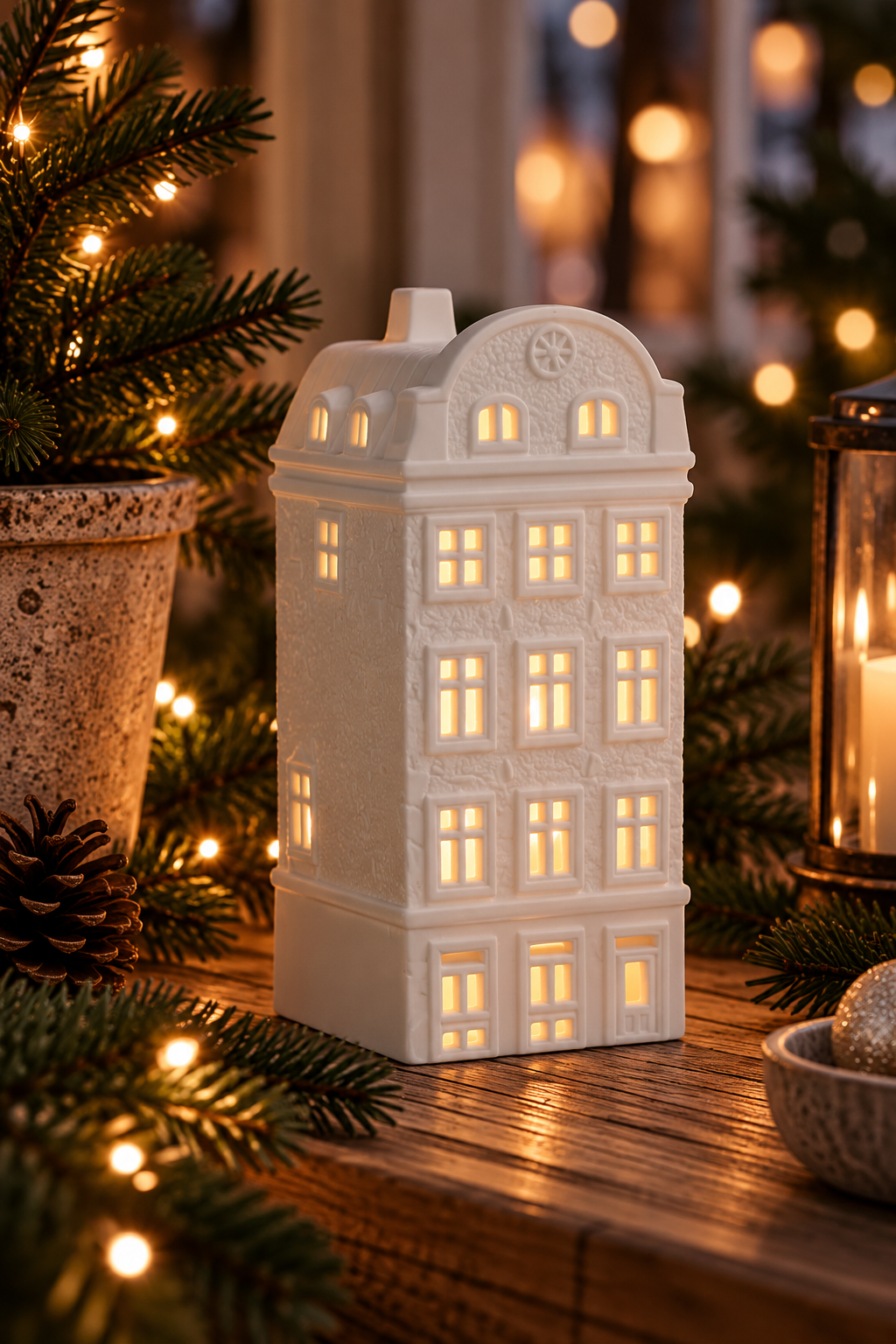 House lantern - Lantern house - White - Stockholm 