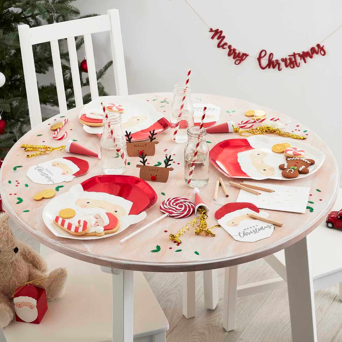 Julkalender lådor Tomte Röd - 2