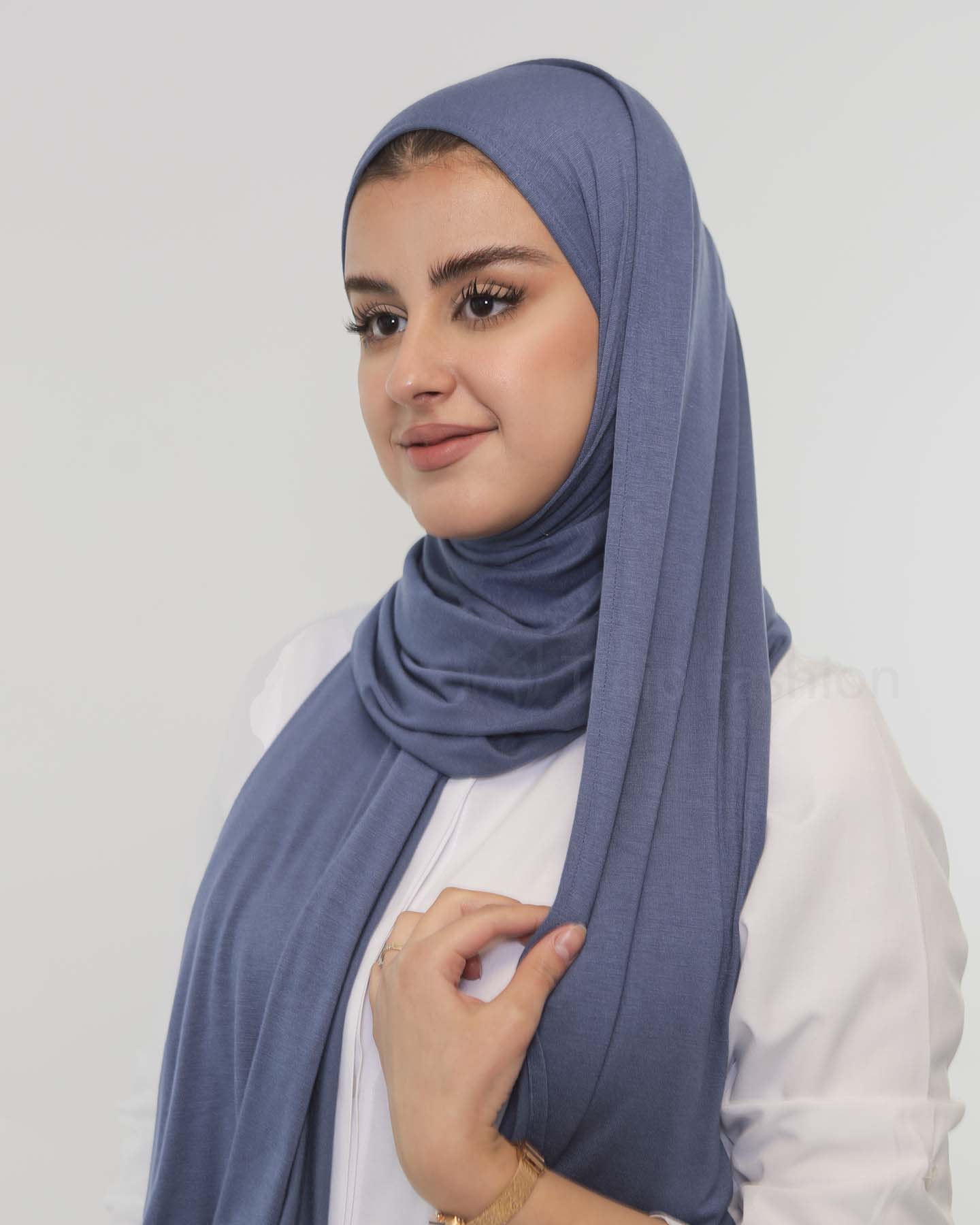Premium Jersey Hijab - Royal Blue - 2