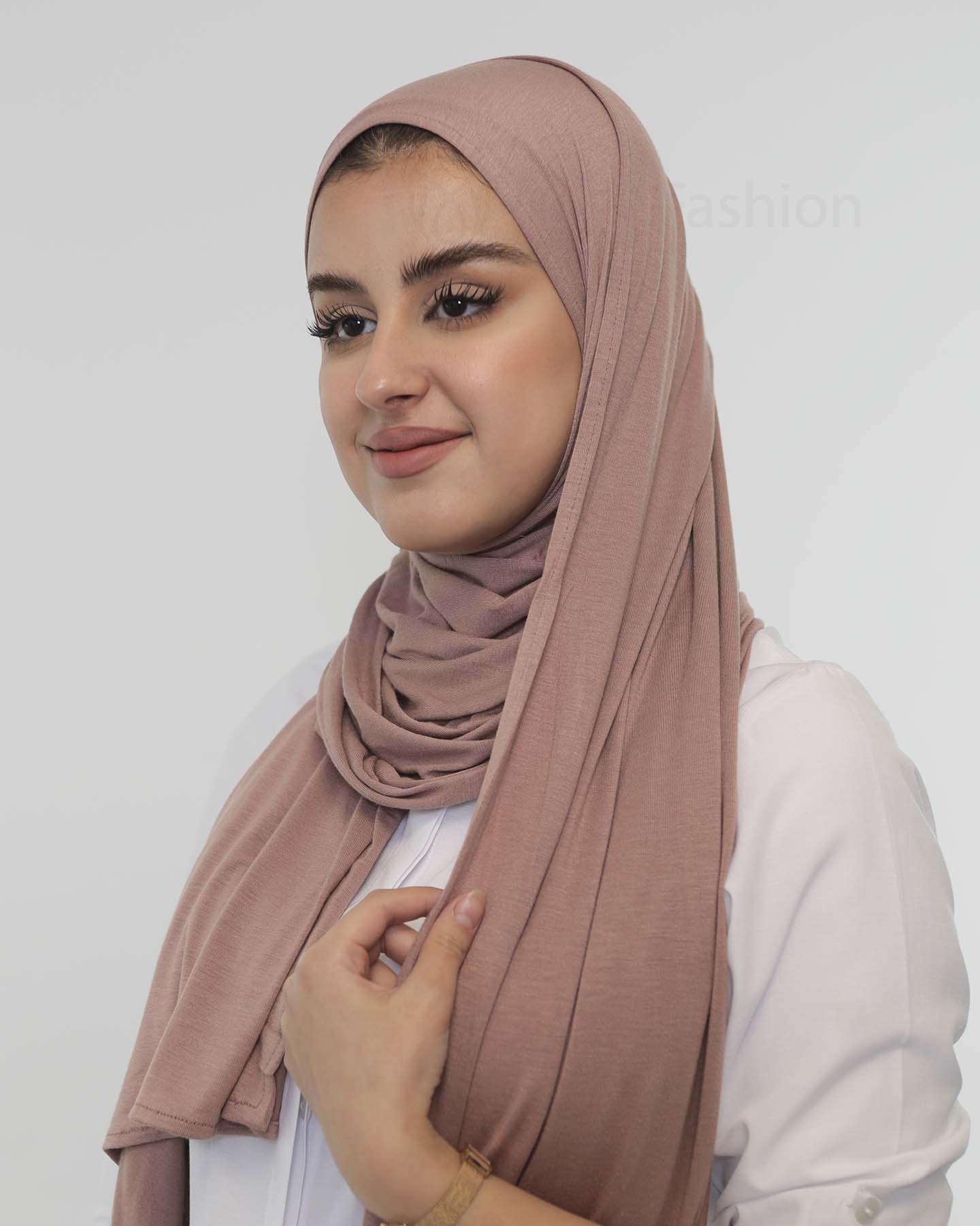 Premium Jersey Hijab - Mauve - 2