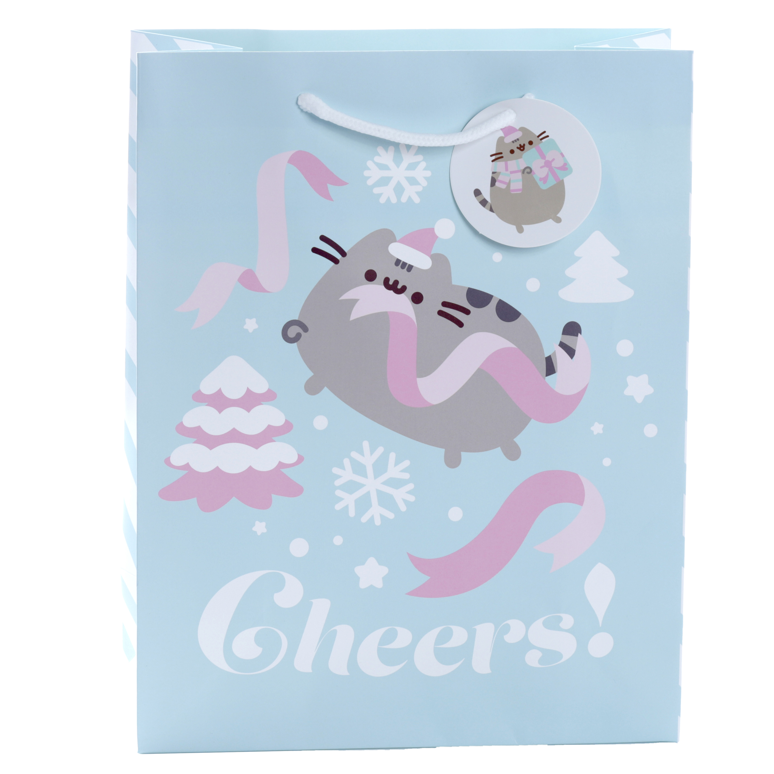Pusheen Presentpåse 33 x 26 cm Mintgrön - 3