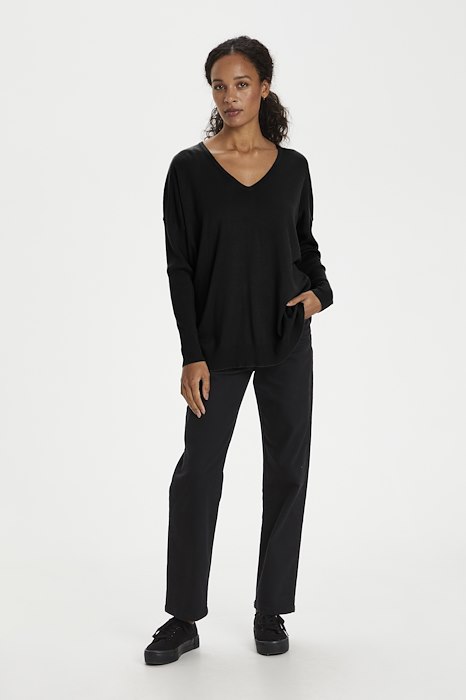 KAmachelle Knit Pullover Black Deep KAFFE - 4
