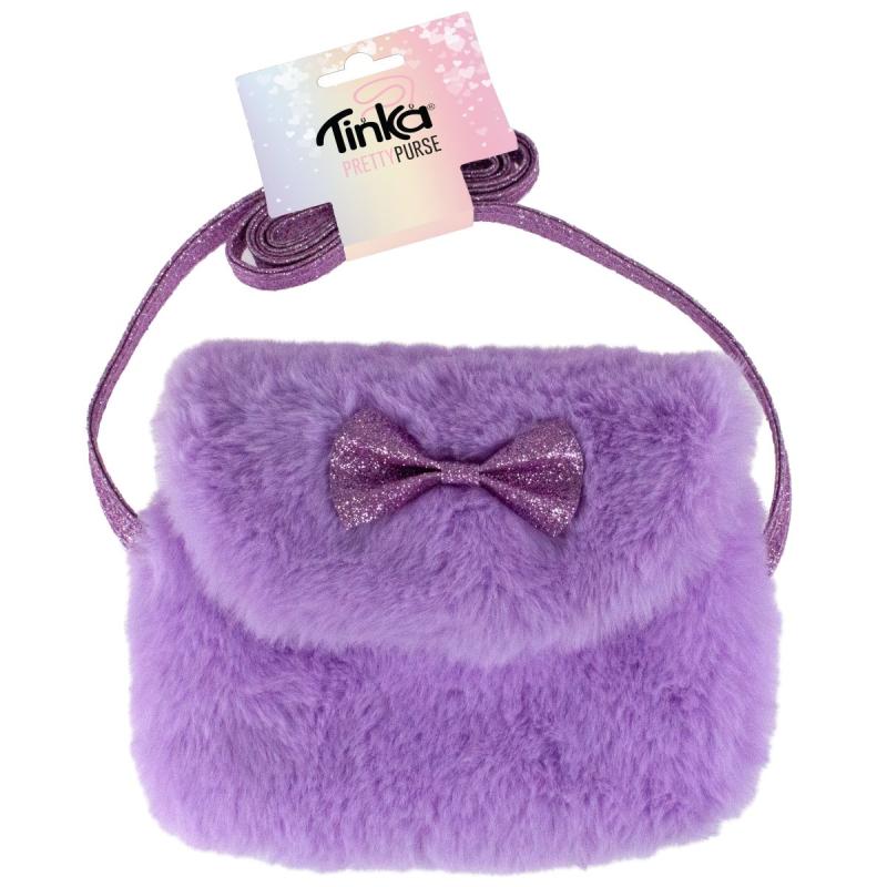 Handväska med Rosett, Lila - Tinka Pretty Purse