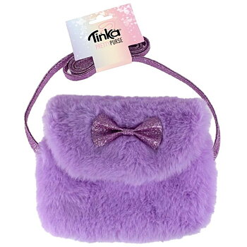 Handväska med Rosett, Lila - Tinka Pretty Purse