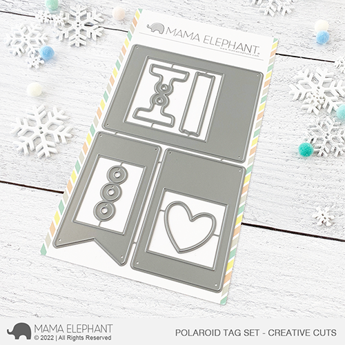 MAMA ELEPHANT -POLAROID TAG SET - CREATIVE CUTS