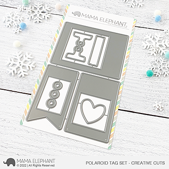 MAMA ELEPHANT -POLAROID TAG SET - CREATIVE CUTS