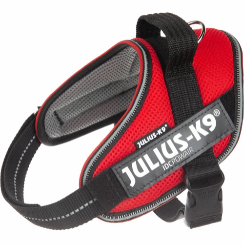 Julius-K9 IDC Powair Sele Röd Mini 49-67cm 