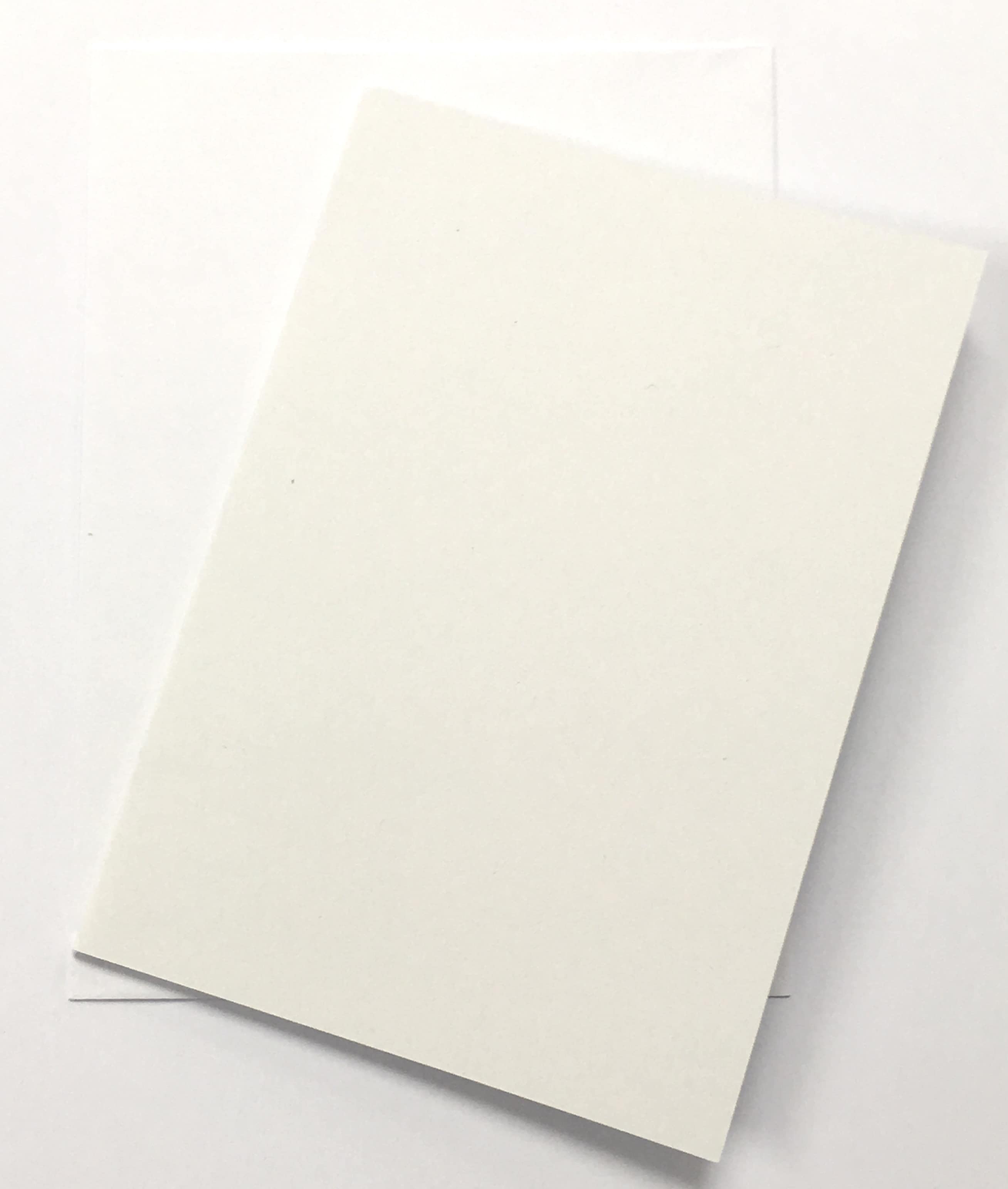  5" x 5" White Card and Envelopes
