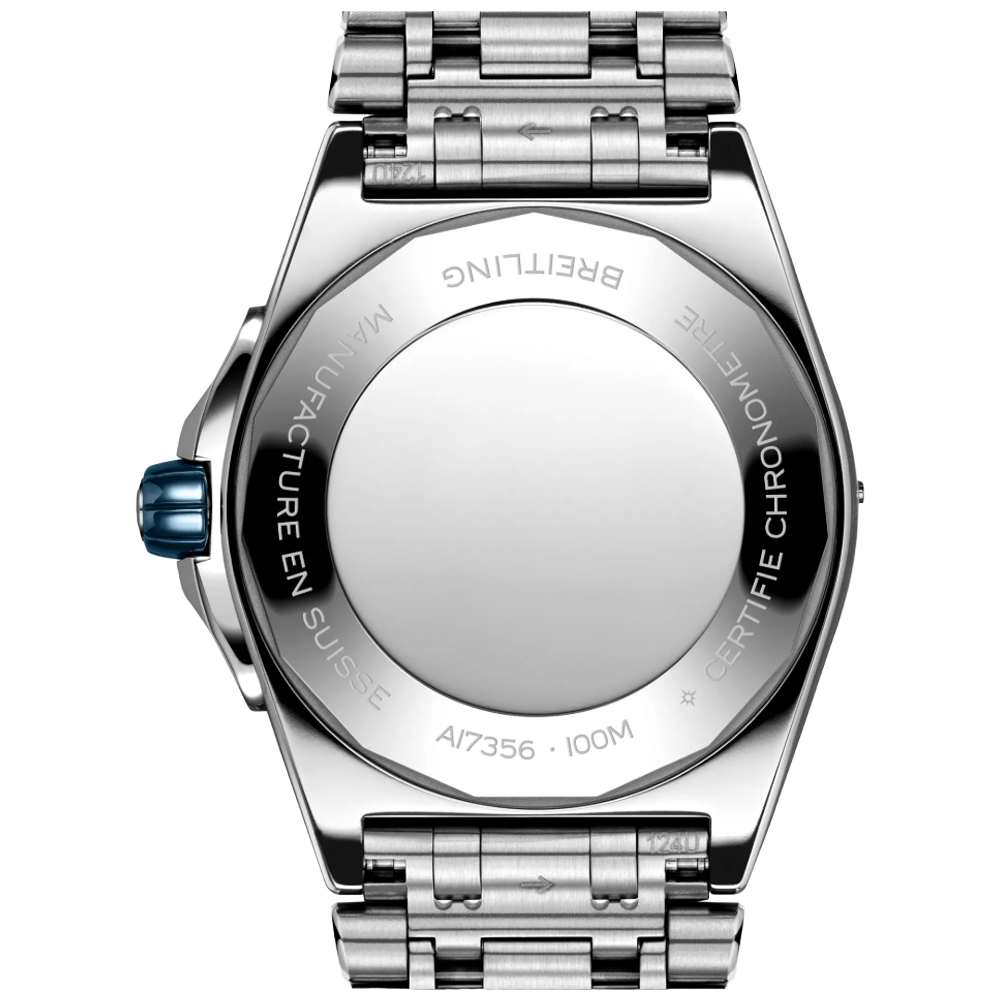 A17356531C1A1 Breitling Super Chronomat 38 isblå 