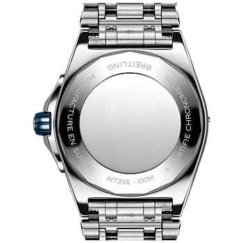 A17356531C1A1 Breitling Super Chronomat 38 isblå 