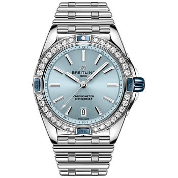 A17356531C1A1 Breitling Super Chronomat 38 isblå 
