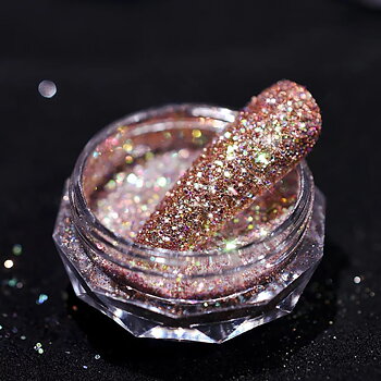 Resinpulver med glittereffekt till Resin -  Kaffe