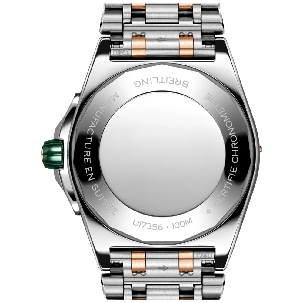U17356531L1U1 Breitling Super Chronomat 38 mintgrön 