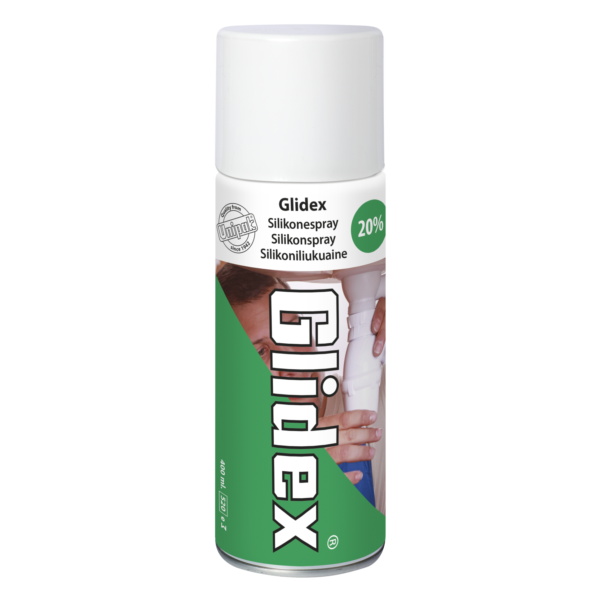 Glidex Silikon-spray 400ml Nettoprisad artikel