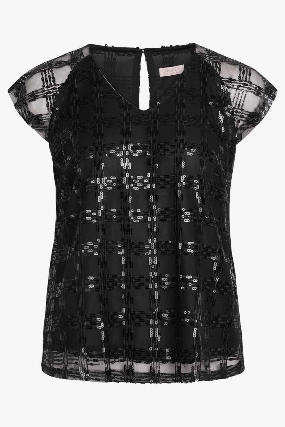 Unmade  Copenhagen - Aliyah Paljett Blouse Black - 5