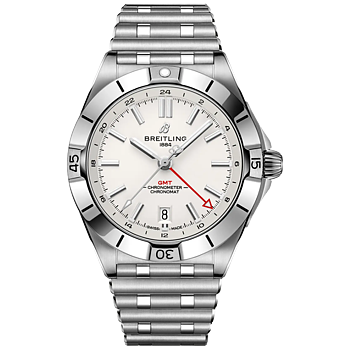 A32398101A1A1 Breitling Chronomat 40 GMT vit