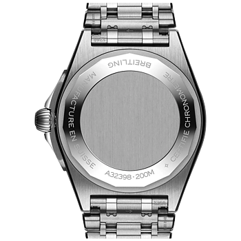 A32398101A1A1 Breitling Chronomat 40 GMT vit baksida