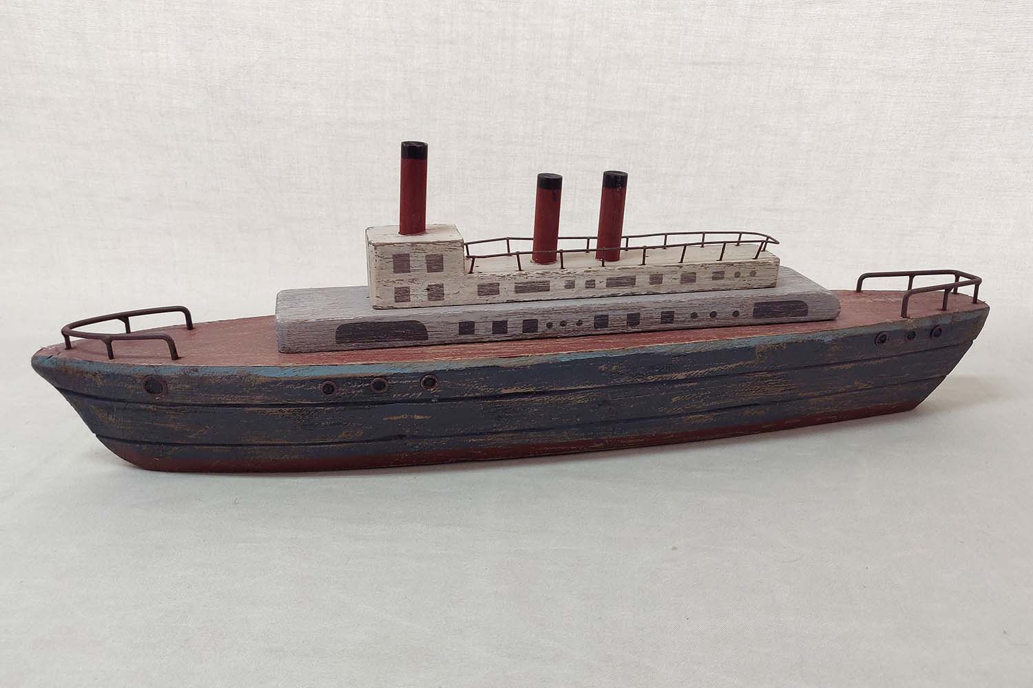 Passagerarfartyg Drivved 62x19x13 cm