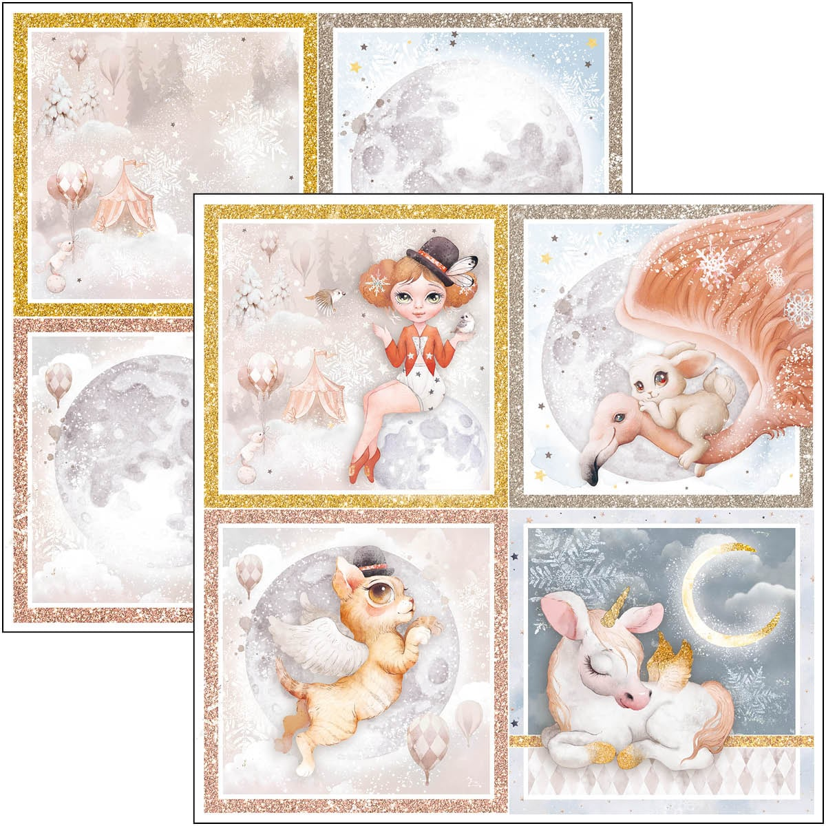 Ciao Bella -DREAMLAND   - 12x12, 8 olika dubbelsidiga ark - 4