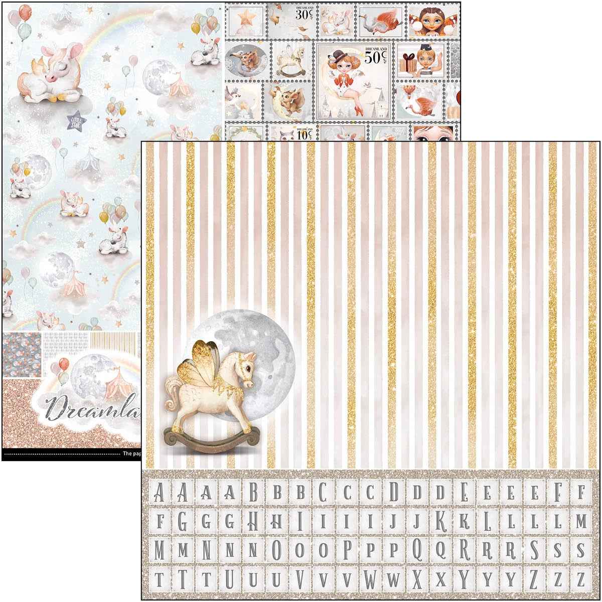 Ciao Bella -DREAMLAND   - 12x12, 8 olika dubbelsidiga ark - 2