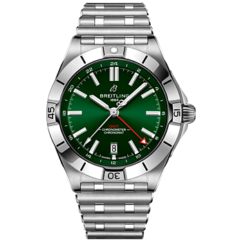 A32398101L1A1 Breitling Chronomat 40 GMT grön
