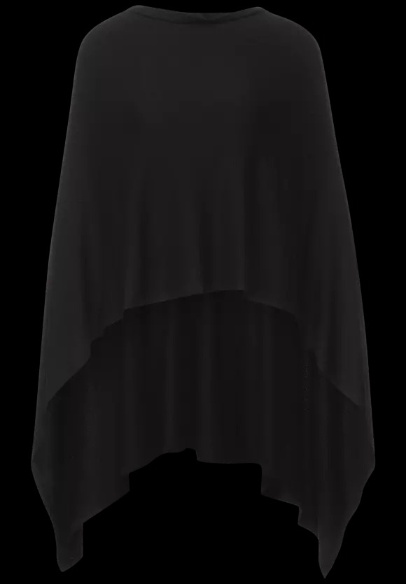 New Asymetric Fine Knit Poncho - Street One - 5
