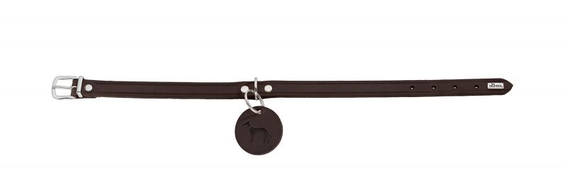 Hunter Läderhalsband Aalborg Brown - 2