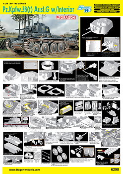 1/35 Pz.Kpfw.38(t) Ausf.G w/Interior