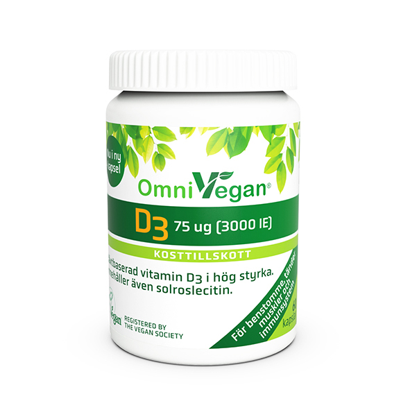 OmniVegan D3 60 kapslar - Omnisym Pharma