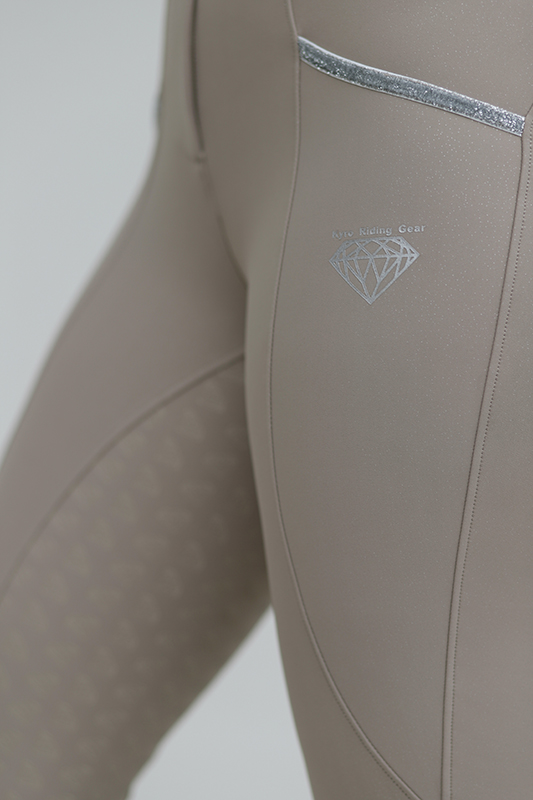 Breeches "second skin" BEIGE SUPERGLITTERY - 2