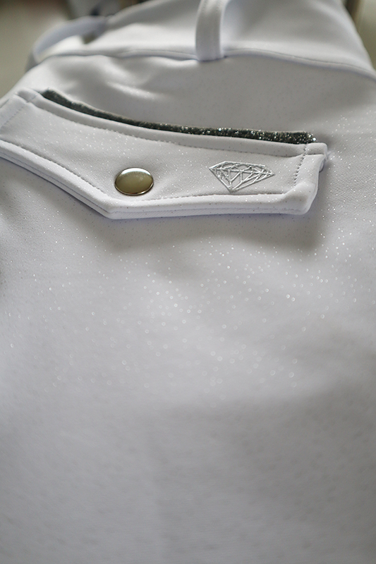 Breeches "second skin" WHITE SUPERGLITTERY - 5