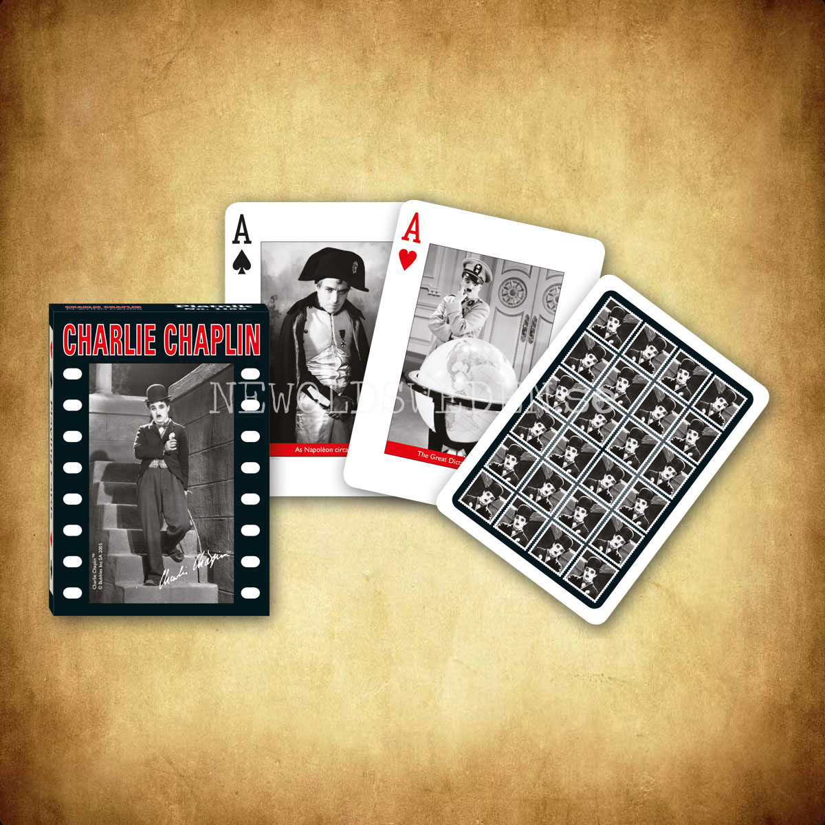 CHARLIE CHAPLIN Collectors' Cards Kortlek PIATNIK ** - 2