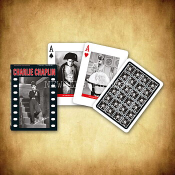 CHARLIE CHAPLIN Collectors' Cards Kortlek PIATNIK **