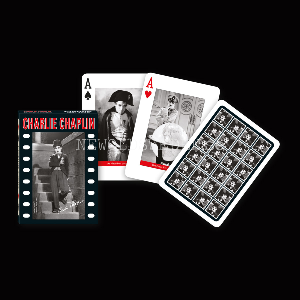 CHARLIE CHAPLIN Collectors' Cards Kortlek PIATNIK **