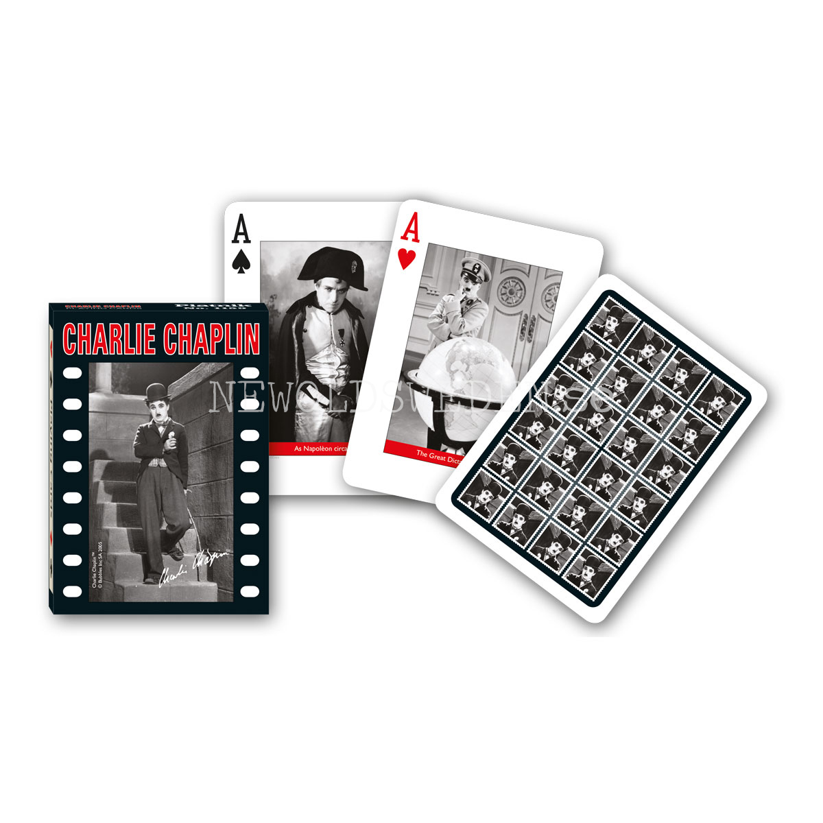 CHARLIE CHAPLIN Collectors' Cards Kortlek PIATNIK ** - 3