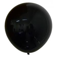Gaggs Ballong Enfärgade 20-Pack, Svart