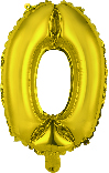 Gaggs Sifferballong Nr 0 Guld 35 cm - 2