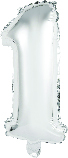 Gaggs Sfferballong Nr 1 86 cm, Silver