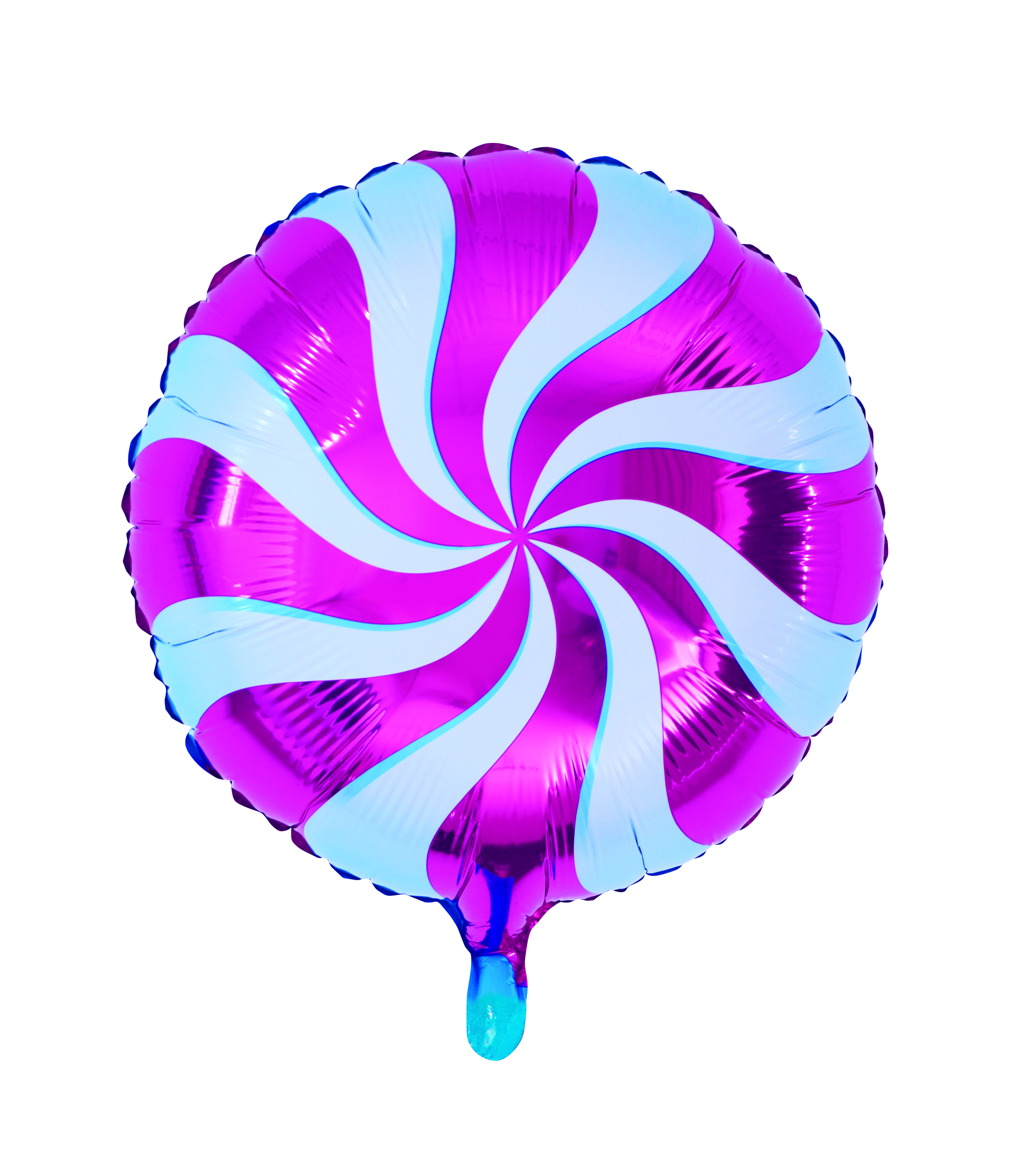 Gaggs Folieballong Swirl Rosa