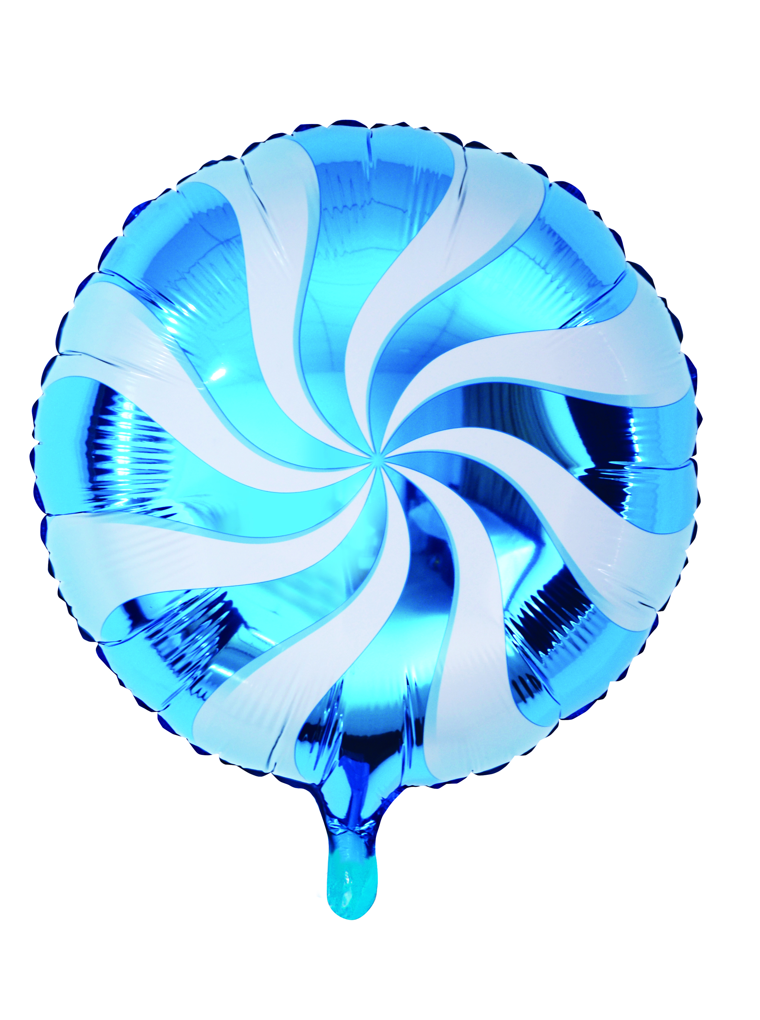 Gaggs Folieballong Swirl Blå