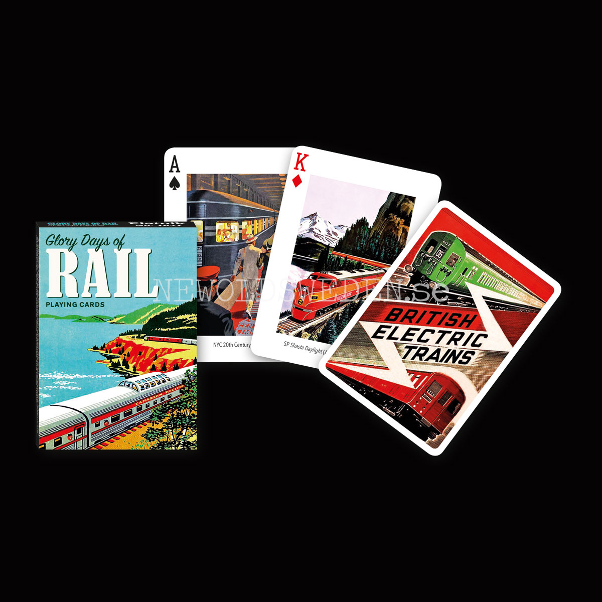 THE GLORY DAYS OF RAIL Collectors' Cards Kortlek PIATNIK