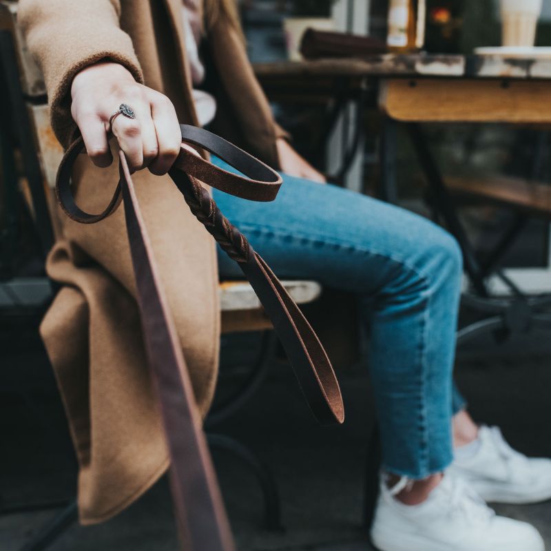 Hunter Läderkoppel Solid Education Brown - 3